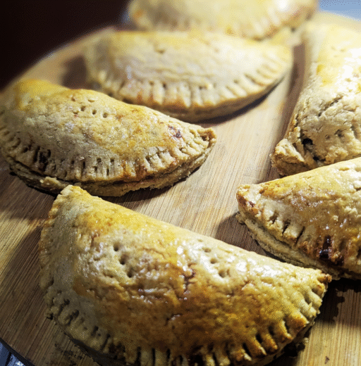 Gluten-Free Oatmeal Crust Pocket Pie — Mushroom (Vegetarian)