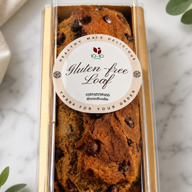 Gluten-Free Banana Loaf cake with chocolate Chips